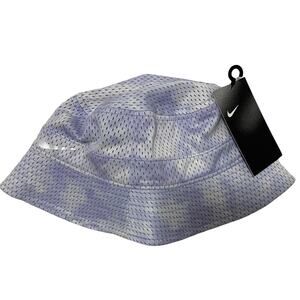 Nike Futura Tie Dye Bucket Hat White Gray DH1366 569 Unisex NWT (S/M)